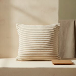 Ribbed Cotton Cushion